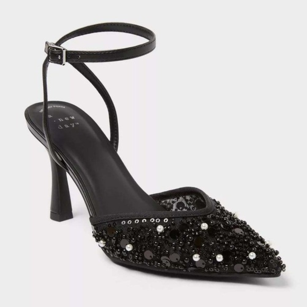 Women's Heels A New Day Ruth Black 9 New Without Tags